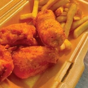 Hamraz chicken pakora pack with chips